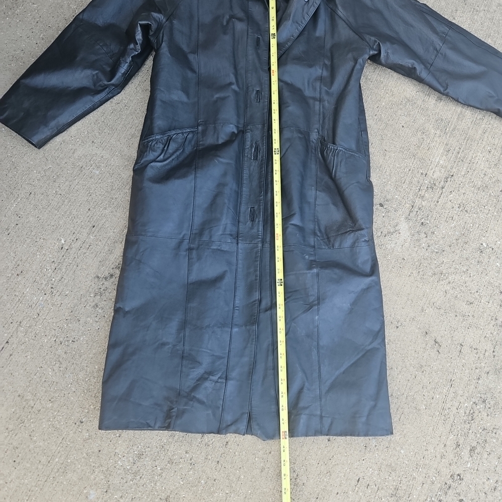 G III Women's Black Leather Jacket - Picture 3 of 16